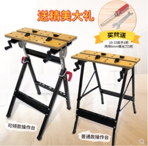 美科木工桌 移動工作臺多功能家用木工臺diy折疊式簡易操作臺工具