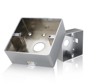 金屬底盒插座面板盒子86型通用明裝地插開關加高厚不銹鋼接線暗盒 27mm