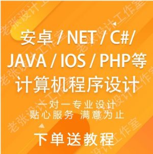 計算機程序設計安卓APP代做JAVA定制PHP軟件NETIos開發