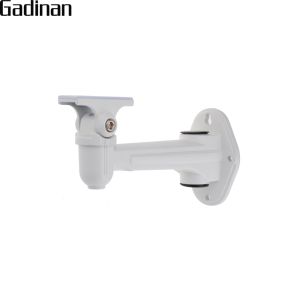 GADINAN CCTV Wall Mount Stand Aluminum Metallic Silver Bracket Indoor Outdoor for Bullet Camera IP C