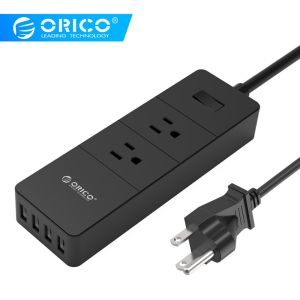 ORICO 4 USB Surge Protector Power Strip Socket for Smartphone Intelligent Recognition Patch Board wi