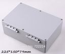 2個PCS 225*150*79mm IP68鋁製盒，用於電子防水DIY接線盒室外金屬盒HO
