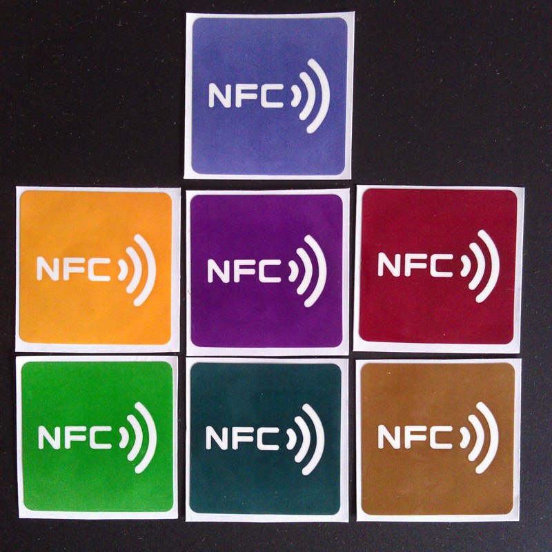 7pcs/lot，NTAG213，NFC標籤/RFID粘合標籤/貼紙，與所有NFC產品兼容DIA 30mm