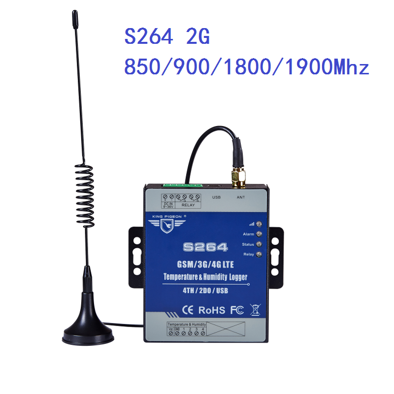 GSM/3G/4G溫度和濕度監測（S264）