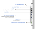 IP65防水10.4“ 12.1” 15“ 17” 19“觸摸屏android / x86 / linux os無粉絲工業壁掛麵板PC