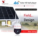 Yobangsecurity 1080P 2.0m 5x光學變焦太陽能電池監視閉路電視攝像機WiFi戶外