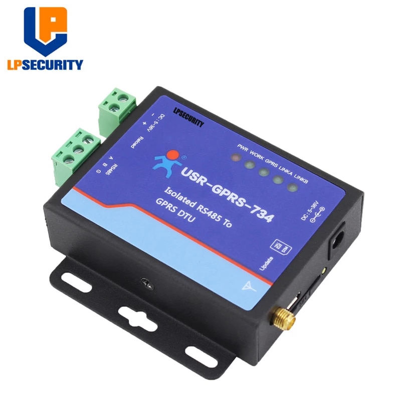 LPSECURITY M2M GPRS GPRS GSM網絡調製解調器RS485 IOT控制器遙控器監視