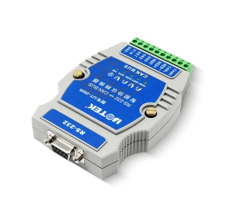UTEK UTEK UT-2505 RS232至CAN BUS RS-232轉彎CANBUS INTIGNALT協議轉換器工業適配器