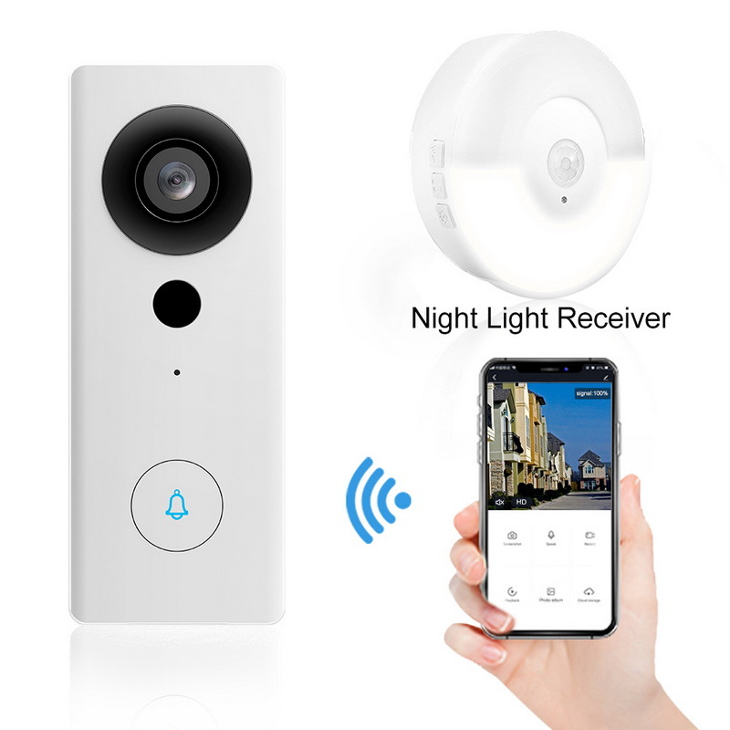 智能訪問控制系統1080p視覺門貝爾Tuya WiFi視頻門鈴對講系統