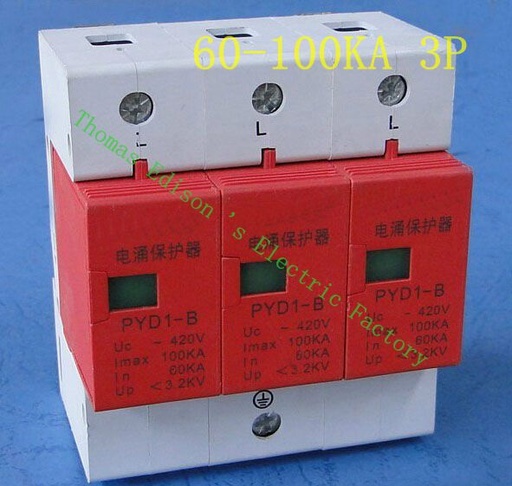 [2010478450-HK] DMWD SPD 3P 60KA〜100KA D〜420VAC家用浪湧保護器保護器保護性低壓rartes設備SU SU