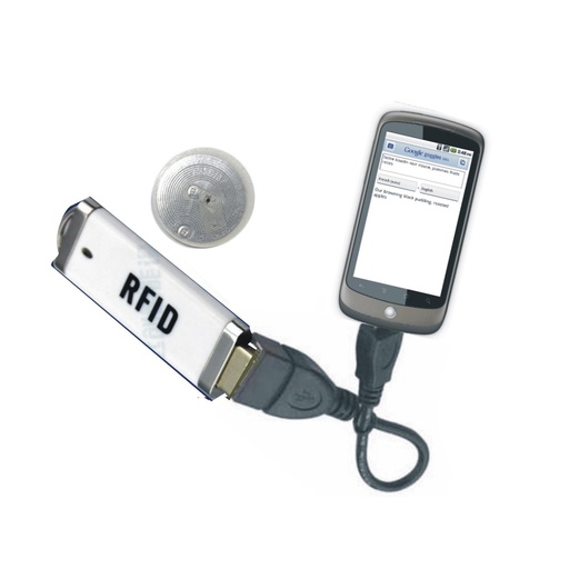 [32558557439-HK] 免費送貨USB端口ISO15693 13.56MHz NFC RFID讀取器NTAG-203 RFID讀取器+ NTAG標籤10 PCS