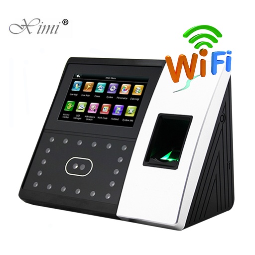 [32562282429-HK] ZK IFACE702臉部和指紋時間出席門通道控制系統WiFi TCP/IP 500面部a