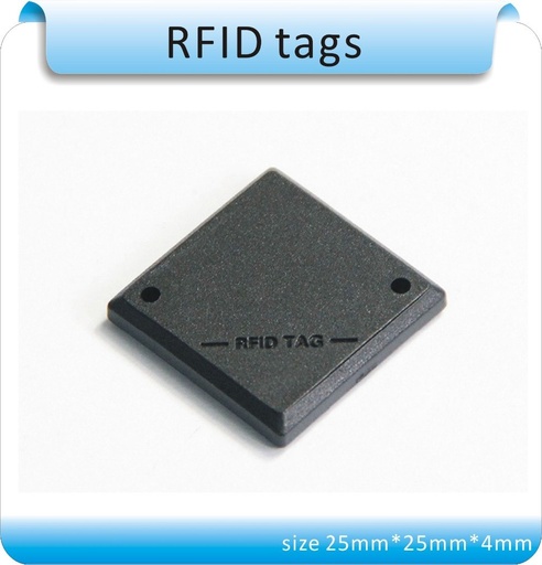 [32652761050-HK] 免費送貨100pcs黑色城市光纖 /下水道125kHz RFID管理標籤 / EM4305芯片