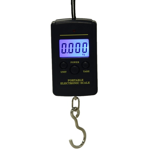 [32734941171-HK] 40kgx10g迷你便攜式LED顯示電子懸掛釣魚數字掛鉤秤手持式ELE
