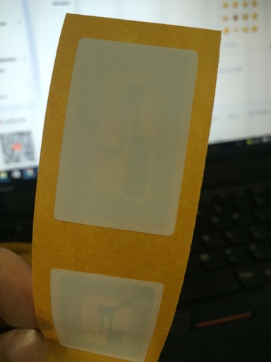 [32740572895-HK] 1000點/卷NFC貼紙/粘合標籤/標籤RFID IC 13.56MHz ISO14443A 1K S50 FM1108