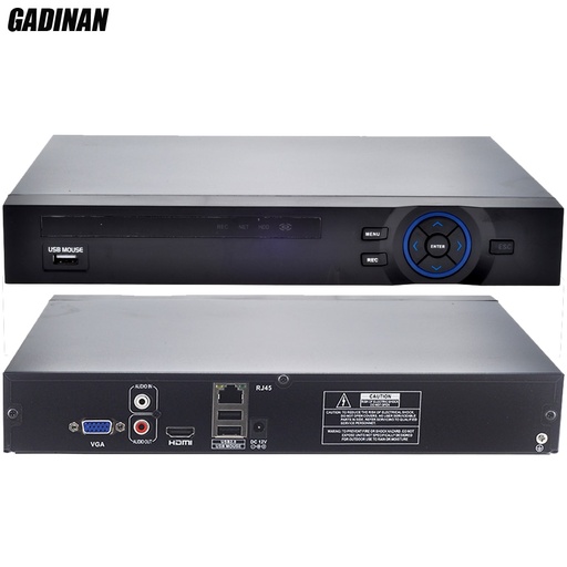 [32759315169-HK] Gadinan Onvif CCTV NVR 32CH 1080P/8CH 5M/16CH 4M安全網絡記錄器HDMI 1080P全高清輸出