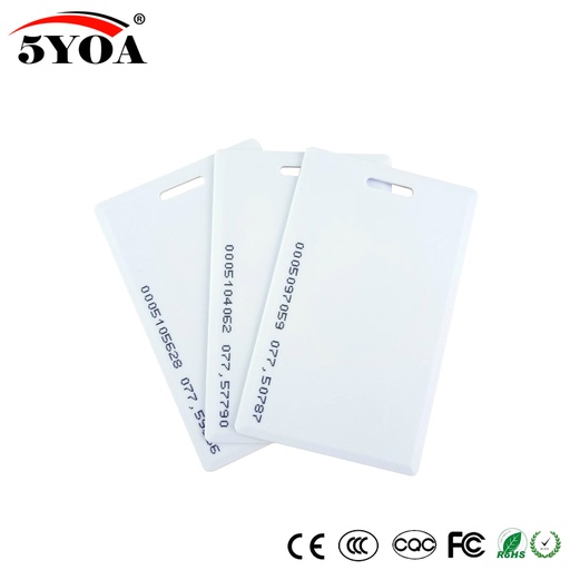 [32797786296-HK] 50pcs 1.8毫米EM4100 125KHz鍵FOB rfid標籤訪問控制卡貼紙鍵fob令牌r