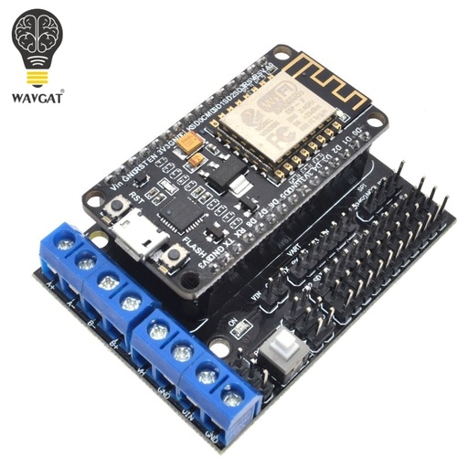 [32810731887-HK] 節點MCU開發套件nodemcu +電動機屏蔽ESP WiFi ESP8266 ESP-12E DIY RC玩具遙控器L