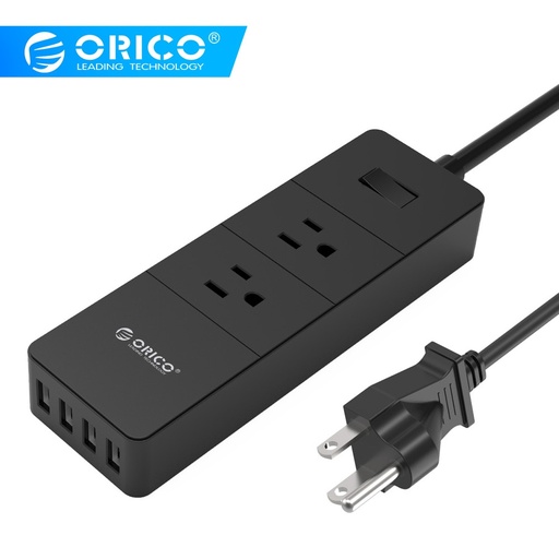 [32817796943-HK] Orico 4 USB電湧保護器電源套件，用於智能手機智能識別補丁板WI