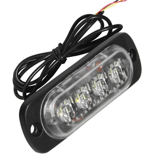 [32834741494-HK] 新4 LED 12-24V超絲車汽車卡車閃光燈閃光後側輕車緊急汽車緊急沃尼