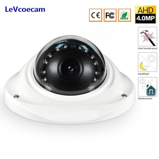 [32836561056-HK] 4MP安全圓頂watreproof AHD HD室外室內相機，4百萬像素CCTV攝像頭，用於AHD DVR調查