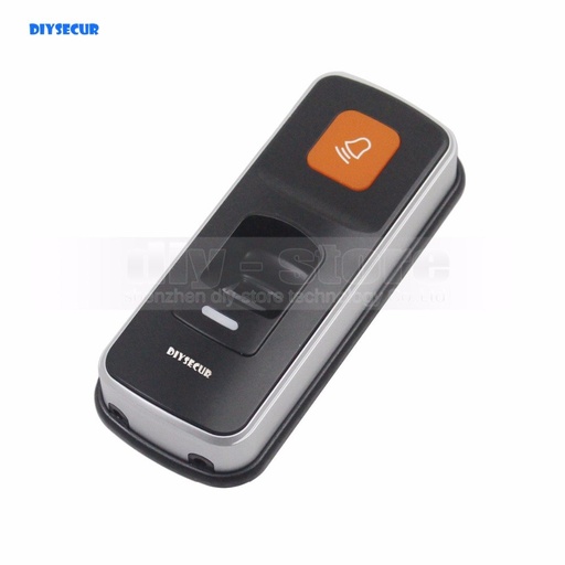 [32838440378-HK] DiySecur 1000用戶指紋125kHz RFID卡讀取器2在1個門鎖訪問控制器套件塑料中