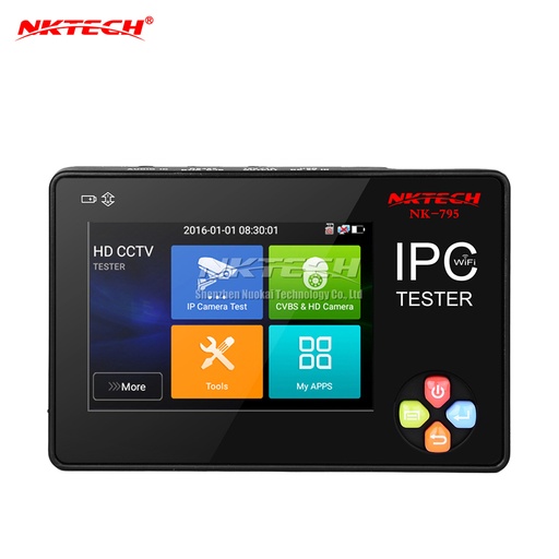 [32840500967-HK] IP攝像頭CCTV測試器NK-795安全監視器模擬CVBS攝像機測試WiFi 4K 3.5“ TFT觸摸