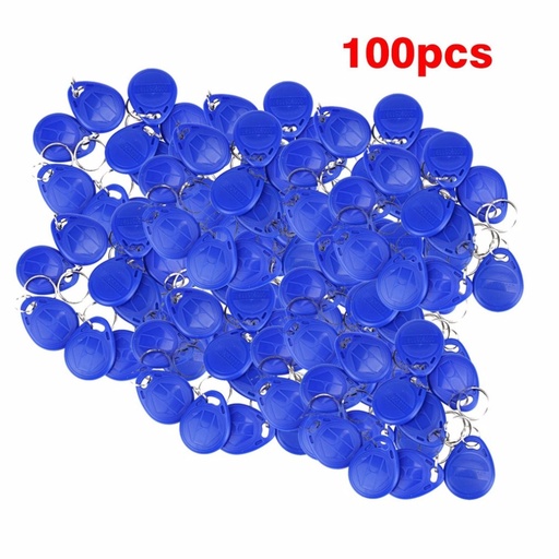 [32842560606-HK] 100pcs/lot RFID標籤接近ID令牌標籤鍵鑰匙fobs ring 125KHz RFID卡接近芯片芯片ID TK41