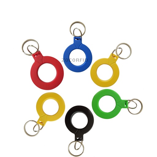 [32845053616-HK] 100pcs 0＃RFID IC KEYFOBS I3.56 MHz KEYCHAINS NFC關鍵標籤ISO14443A MF經典1K代幣標記標籤