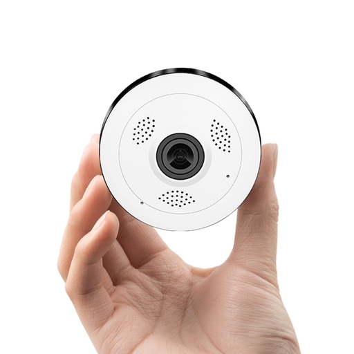 [32872526105-HK] 迷你攝像頭Fisheye 360度全景IP WiFi網絡攝像機無線1080p高清