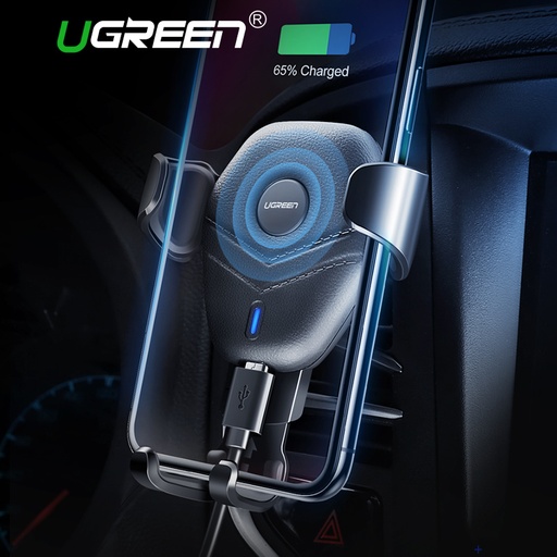 [32879129985-HK] Ugreen Car Mount Qi無線充電器iPhone X 8加上快速無線充電墊車支架