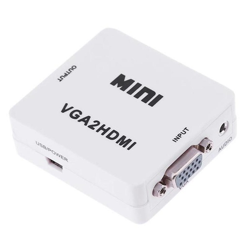 [32879992792-HK] 合金HDMI到AV/RCA CVBS適配器1080p視頻轉換器VGA2HDM適配器轉換器盒hdmi to av