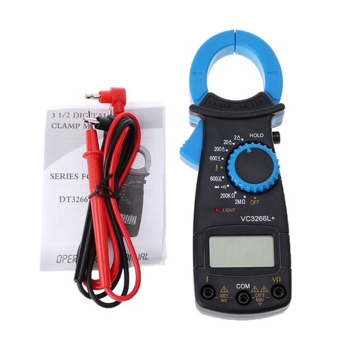[32884129905-HK] VC3266L+數字夾萬用表AC/DC電壓AMP ohm電子測試儀儀表W315
