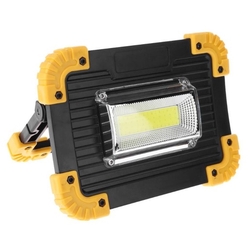 [32902803099-HK] 20W 400lm LED聚光燈便攜式可充電室外露營緊急草坪工作釣魚照明l