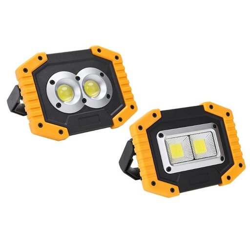 [32913253264-HK] 戶外便攜式LED工作輕度防水緊急USB可充電燈探照燈車輛維護