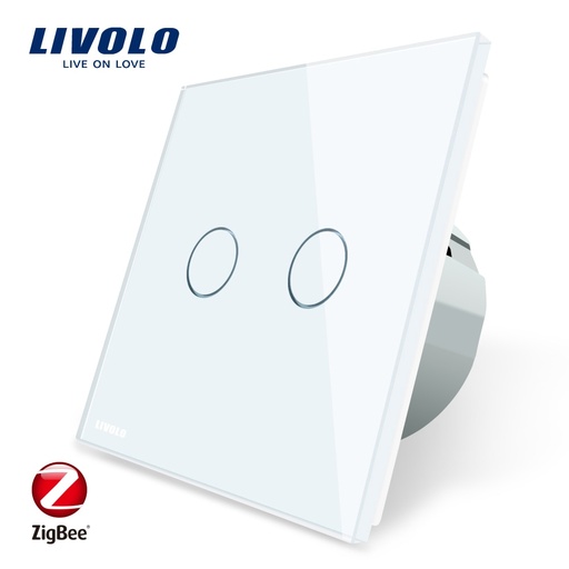 [32918552579-HK] Livolo App Touch Control Zigbee開關，WiFi Home Automation智能遙控器，與Echo一起工作，o