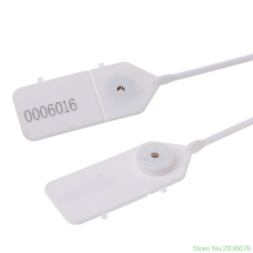 [32923667845-HK] 50pcs 0-50 diy尼龍電纜綁紮緊密的安全線物流自鎖密封件降船11