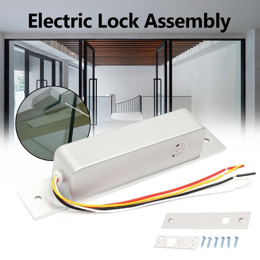 [32958522966-HK] 12/24V電延遲鎖組件螺線管鎖舌用於門抽屜鋁合金超低t