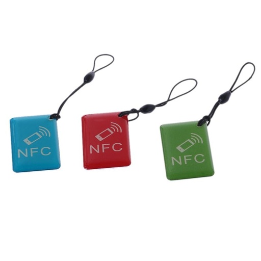 [32959171541-HK] 防水1PCS NTAG215 NFC標籤貼紙手機可用粘合標籤RFID標籤25mm巡邏隊參加