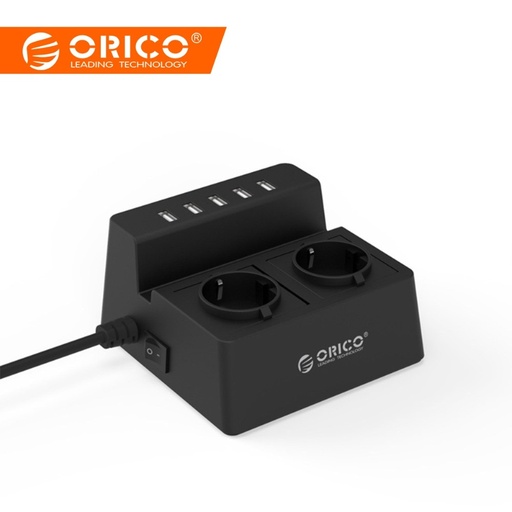 [32961492685-HK] ORICO USB智能電源2 AC Outlet Espure Protexor帶5個USB充電器端口智能擴展襪子
