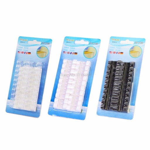 [32961909980-HK] 自粘數據繩扎電纜夾電線夾固定器USB充電器20pcs