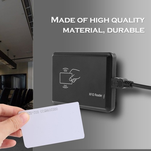 [32966507951-HK] USB 125kHz RFID EM4305 T5567讀卡器支持閱讀EM 4001 EM4200或兼容卡/標籤 + 5 ID