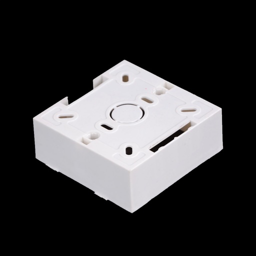 [32970265624-HK] 1PCS通用白色86盒式牆壁安裝盒，用於牆壁開關和塑料外殼插座