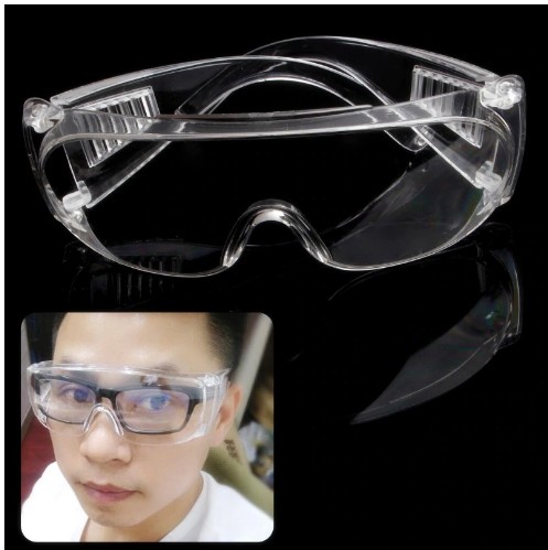 [COVID-19-GOGGLE-HK] 新的透明排氣安全護目鏡眼保護保護實驗室防霧眼鏡