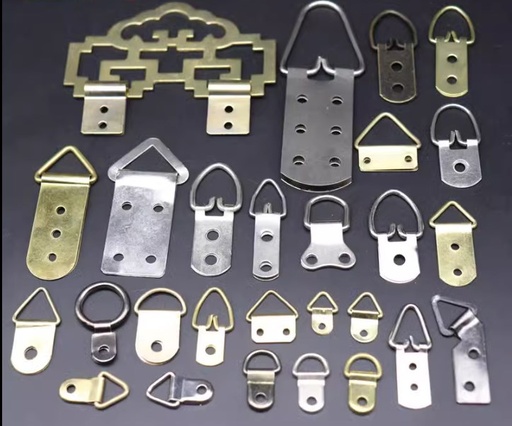 [d-ring-hanger-HK] 單孔D環/三角形帶吊架帶螺釘100pcs/pack
