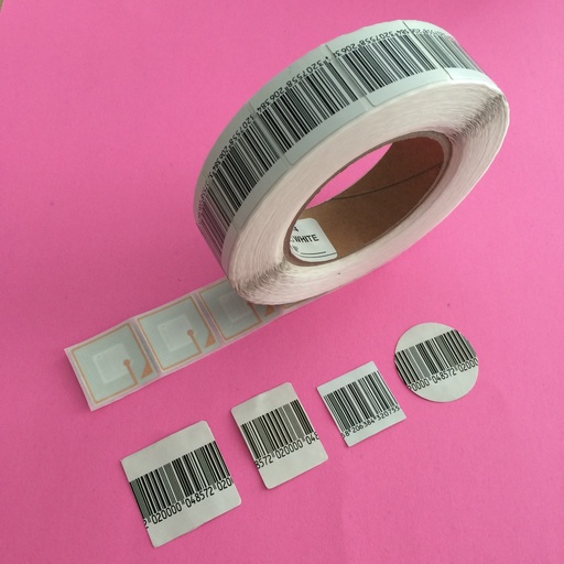 [EASLABEL4X4-HK] EAS Anti-theft tag barcode 8.2MHz label sticker for supermarket
