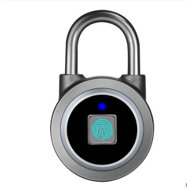 [FINGERPADLOCK1-TW-HK] 指紋掛鎖智能BT電子鎖健身房小鎖頭家用密碼鎖學生宿舍櫃子門鎖