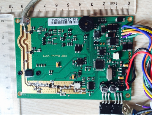 [HY107M-HK] RFID UHF Reader Writer Module EPC 96-bit Anti-collision RS232 SDK C# VB Ext Antenna