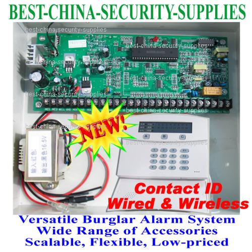 [LM1616G-HK] 16 Wired 16 Wireless Zones Home Security Burglar Alarm with Keypad GSM PSTN Dual Mode Dialer Ademco CID