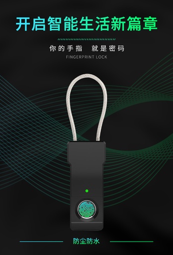 [lock05-1-TW-HK] 掛鎖小號行李箱包鎖櫃可愛迷你密碼鎖指紋掛鎖鋼絲繩掛鎖頭細鎖通